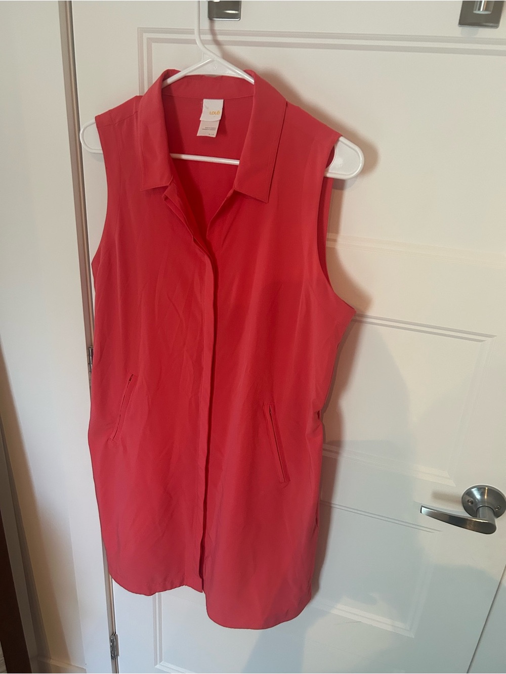 Lole Coral Sleeveless Collared Tunic